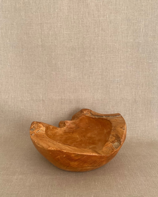TEAK WOOD BOWL